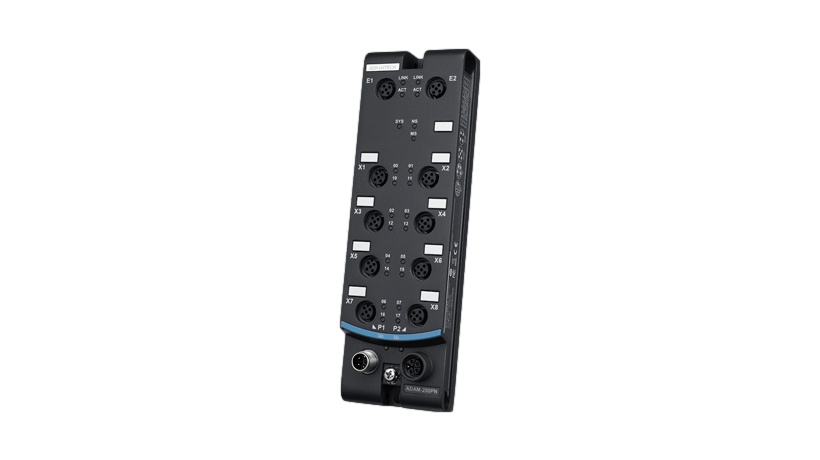 어드밴텍 ADAM-250PN, 16 DI/O IP67 머신 마운트 M12 PROFINET/Modbus IoT 이더넷 원격 I/O